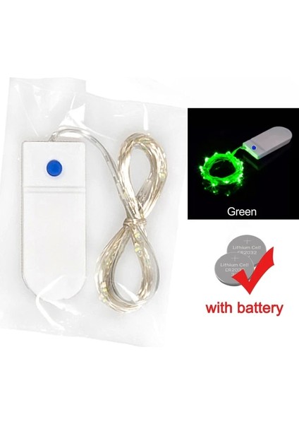 Yeşil 5m 3 Modlu Peri Işıkları, CR2032 Pilli LED Dize Işıklar, Su Geçirmez Bakır Tel, Pırıltı Ateşböceği Işıkları, Noel Düğün Dekorasyonu (Yurt Dışından) fiyatları