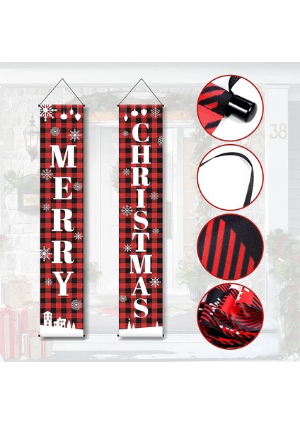 Doğum Günün Kutlu Olsun 2023 Noel Kapı Dekorasyonu Merry Christmas Banner Dekor Ev Asılı Noel Süs Navidad Mutlu Yeni Yıl Hediyesi (Yurt Dışından) fırsatları