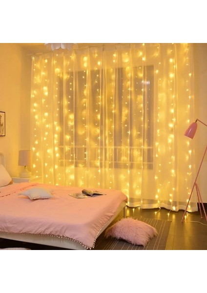 Beyaz 3X2M 200LED 3m LED Perde Dize Işık Noel Süslemeleri Ev Garland Dekor Için Yeni Yıl 2023 Noel Navidad 2022 Noel Süsleri (Yurt Dışından)