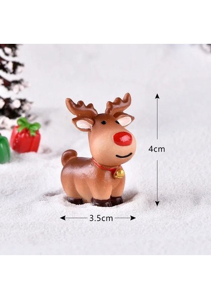 STYLE14 Mini Noel Tren Süs Noel Dekorasyon Ev Için Noel Baba Hediye Oyuncaklar El Sanatları Masa Deco Navidad Noel 2021 Yeni Yıl (Yurt Dışından)