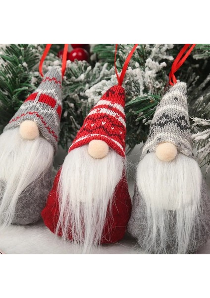 E Navidad 2022 Yeni Yıl 2023 Hediyeler Noel Santa Yüzü Olmayan Gnomes Bebekler Noel Süslemeleri Ev Için Noel Ağacı Dekor Süsler (Yurt Dışından)