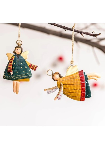 Elk 11X7 cm Noel Kolye Noel Ağacı Süsleri Asılı Metal Süsler Dıy Noel Baba Kardan Adam Parti Çocuk Oyuncakları Hediye Noel Yeni Yıl 2022 (Yurt Dışından)