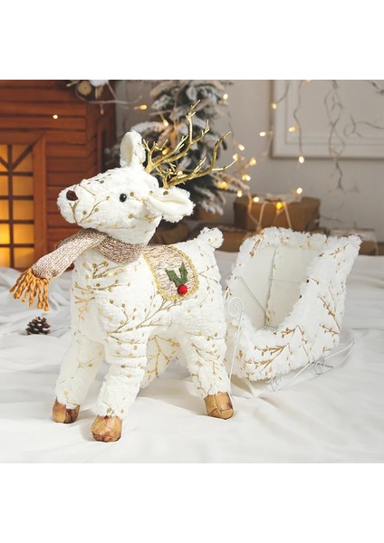 366-3 Elk Noel Partisi Dekorasyon Bebek Noel Dekorasyon Ağacı Için Noel Baba Kardan Adam Oyuncaklar Figürler Decorazioni (Yurt Dışından)