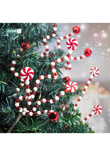 3 Çatallanma-Şeker Noel Şeker Kamışı Çatallanma Dekorasyon Çan Lolipop Noel Ağacı Asılı Süsler Düğün Buket Doğum Dekor Hediyeler Navidad (Yurt Dışından) fırsatları