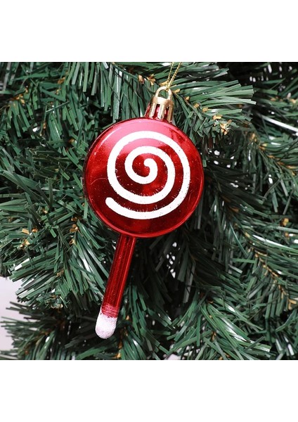 15 Cm-Kırmızı Koltuk Değneği 2023 Noel Ev Dekorasyonu Lolipop Elk Kardan Adam Noel Ağacı Asılı Kolye Noel Natale Noel Hediyeleri Yeni Yıl Süsler (Yurt Dışından)