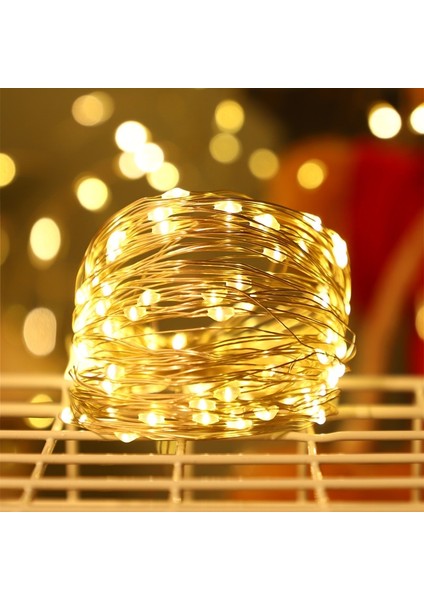 USB Renkli 2m 20LED Yılbaşı Gecesi Süslemeleri 1 ~ 10M Bakır Tel LED Işık Ev Için Noel Süslemeleri Navidad Yeni Yıl 2022 Noel Dekorasyonu (Yurt Dışından)