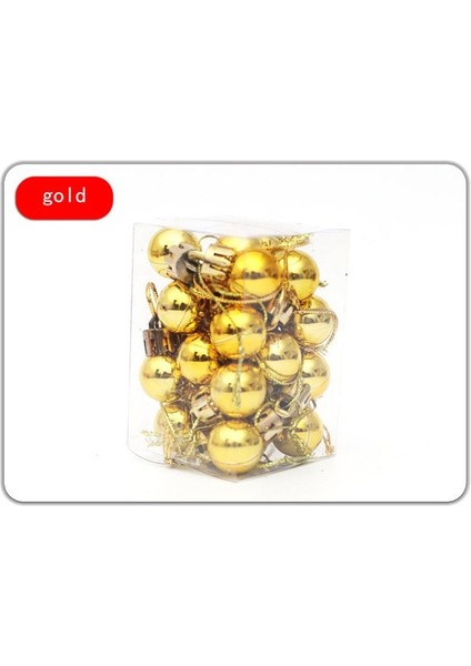 Altın 2 cm 24 Adet 2 cm Renkli Noel Topları Kolye Noel Dekorasyon Ev Için Yeni Yıl 2023 Noel Hediyeleri Navidad 2022 Dekor Süsleme (Yurt Dışından) fiyatları