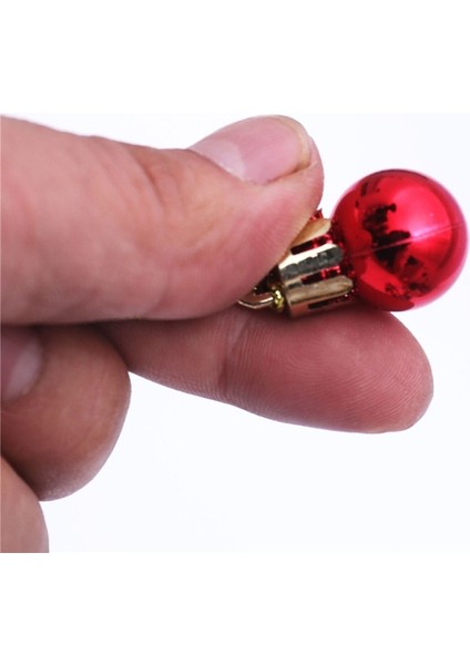 Altın 2 cm 24 Adet 2 cm Renkli Noel Topları Kolye Noel Dekorasyon Ev Için Yeni Yıl 2023 Noel Hediyeleri Navidad 2022 Dekor Süsleme (Yurt Dışından) modelleri