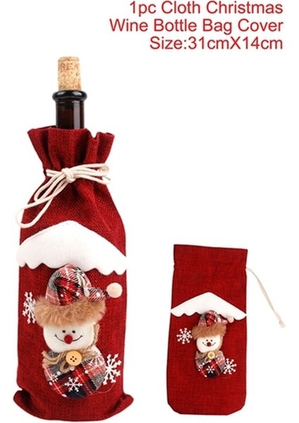 Şişe Kapağı 5 Noel Şarap Şişesi Kapağı Ev Için Mutlu Noel Dekor 2022 Navidad Noel Noel Süsleri Noel Hediyesi Mutlu Yıllar 2023 (Yurt Dışından)