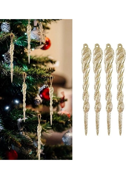 Temizle Noel Dekorasyon 12 Adet/torba Simülasyon Buz Noel Ağacı Asılı Süsleme Sahte Icicle Sahne Noel Ağacı Süslemeleri Kış Partisi (Yurt Dışından) modelleri