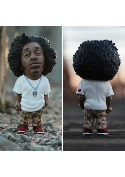 04 Tupac Rapçi Bebek Figürü Hip Hop Yıldızı Guy Snoop Dogg Heykelcik Oyuncak Serin Şeyler Rakamlar Koleksiyon Modeli Yaratıcı Heykel Hediye Dekor (Yurt Dışından)