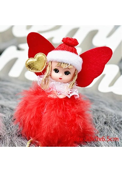 268 - Kırmızı Melek Yeni Yıl 2024 Hediyeleri Noel Melek Bebekler Noel Ağacı Süsleri Ev Için Noel Süslemeleri Navidad 2023 Natal Noel Deco Doll (Yurt Dışından)