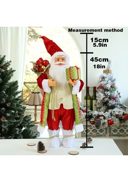 STYLE1G Şapka 60CM 60CM Büyük Noel Baba Bebekler Pembe Noel Kolye 2022 Ev Çocuklar Için Mutlu Noel Ağacı Dekoru Naviidad Noel Hediyeleri Doğum Hediyeleri (Yurt Dışından)