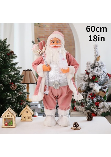 STYLE1G Şapka 60CM 60CM Büyük Noel Baba Bebekler Pembe Noel Kolye 2022 Ev Çocuklar Için Mutlu Noel Ağacı Dekoru Naviidad Noel Hediyeleri Doğum Hediyeleri (Yurt Dışından) fiyatları
