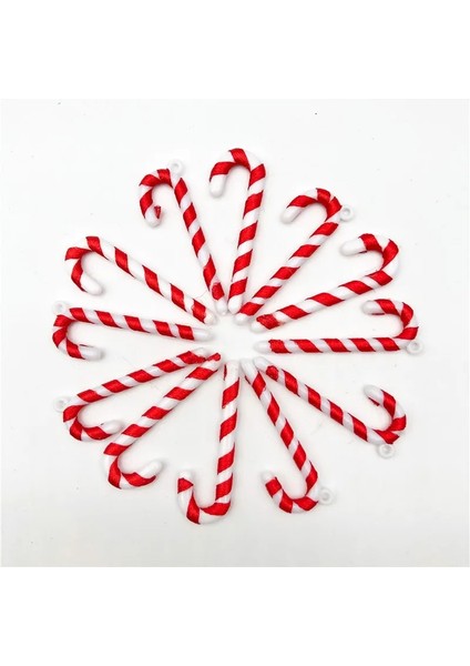 Kırmızı Beyaz 10 Adet 10/30/50 Adet 5 cm Şerit Küçük Kamışı Kolye Noel Ağacı Dekorasyon Noel Şeker Kamışı Süsleme Noel Dekorasyon Navidad Natal (Yurt Dışından) indirimleri