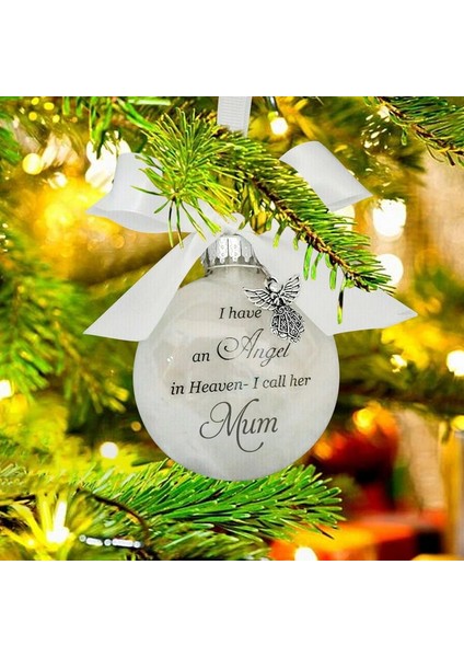 Büyükanne 10X8X8 cm Navidad 2022 Anıt Ev Dekor Noel Topları Melek Süs Asılı Burcu Kolye Süslemeleri Için "cennette Bir Meleğim Var" (Yurt Dışından) fırsatları