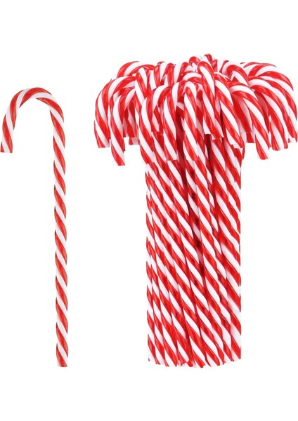 10 Adet Bir Noel Plastik Şeker Kamışı Noel Ağacı Asılı Süsleme Tatil Yeni Yıl Partisi Dekorasyon Favor Için (Yurt Dışından) fiyatları