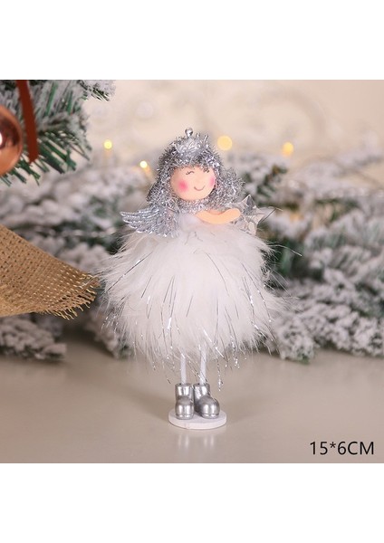 F-1 Noel Melek Kız Erkek Kayak Bebek Noel Ağacı Süsleme Doğum Noel Deco Noel Dekorasyon Ev Yeni Yıl 2023 2022 Çocuklar Için Hediye (Yurt Dışından) fiyatları