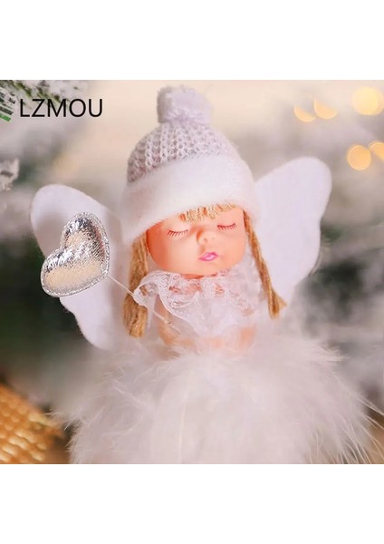 F-1 Noel Melek Kız Erkek Kayak Bebek Noel Ağacı Süsleme Doğum Noel Deco Noel Dekorasyon Ev Yeni Yıl 2023 2022 Çocuklar Için Hediye (Yurt Dışından) fırsatları