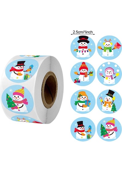 Style7 500 Adet Merry Christmas Çıkartmalar Noel Ağacı Elk Şeker Çanta Sızdırmazlık Etiket Yılbaşı Hediyeleri Kutusu Etiketleri Süslemeleri Yeni Yıl (Yurt Dışından) modelleri