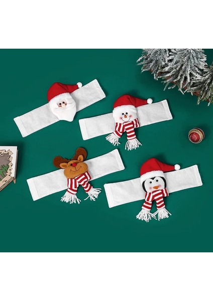J Noel Karikatür Perde Toka Penguen Noel Baba Kardan Adam Elk Perde Tutucu Noel Dekor Ev Otel Için Noel Perde Aksesuarı (Yurt Dışından) modelleri