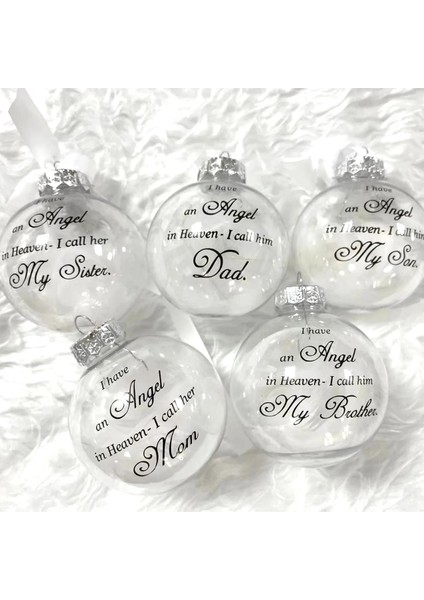 17-Yeğen Noel Melek Topları "cennette Bir Meleğim Var" Noel Ağacı Süslemeleri Navidad Noel Ev Dekor 2023 Yeni Yıl Süsleri (Yurt Dışından) indirimleri