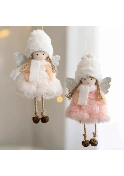Hy-Pembe C3 Yeni Melek Bebek Noel Ağacı Asılı Süsler Dekor Noel Baba Kardan Adam Kolye Dekorasyon Ev Navidad 2022 Araba Süsleme Için (Yurt Dışından)
