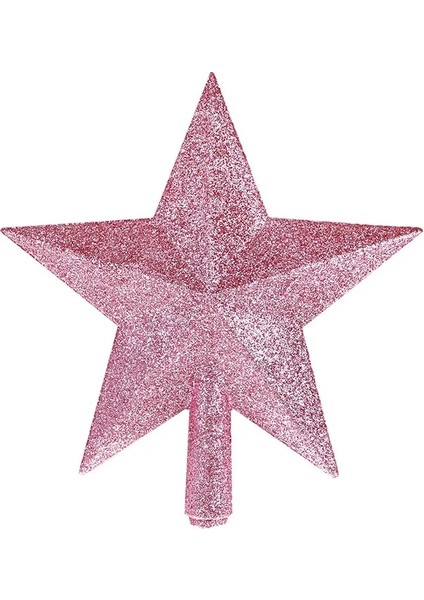 Gümüş 15CM Noel Ağacı Üst Yıldız 15/20CM Merry Christmas Süslemeleri Parlak Altın Tozu Beş Köşeli Yıldız Yılbaşı Süslemesi (Yurt Dışından) indirimleri