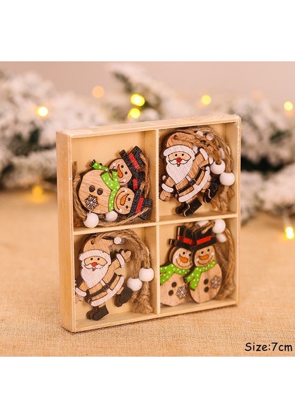 SDG59--BELIEVE Navidad 2022 Yeni Yıl Hediyeleri Noel Kızak Ahşap Kolye Süsler Ev Noel Ağacı Dekor Için Noel Süslemeleri Natal Noel (Yurt Dışından) indirimleri