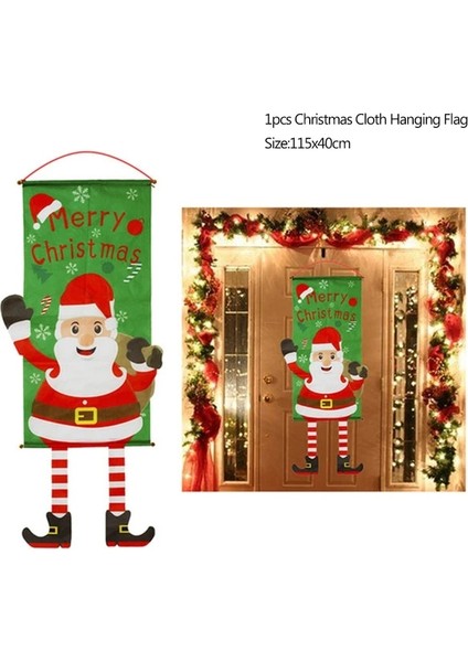13 Noel Perde Toka Tieback Santa Kardan Adam El Perde Tiebacks Tutma Raptiye Toka Kelepçe Pencere Dekorasyonu Süsler (Yurt Dışından)