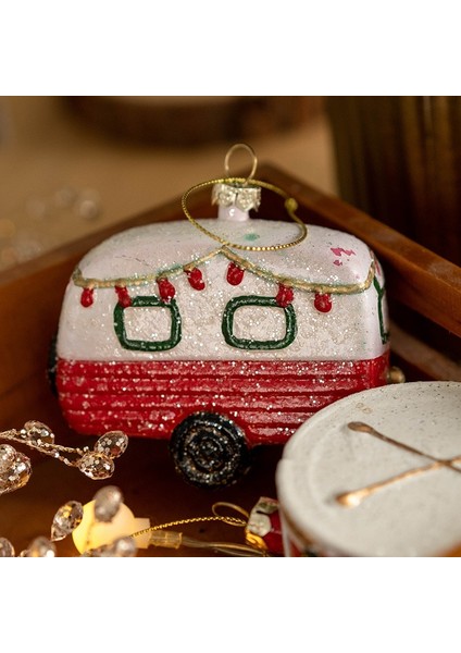 Beyaz Araba Noel Renkli Şekilli Top Yılbaşı Ağacı Dekoratif Kolye Noel Hediyesi Çanta Araba Evi Kardan Adam Garland Kolye (Yurt Dışından) indirimleri