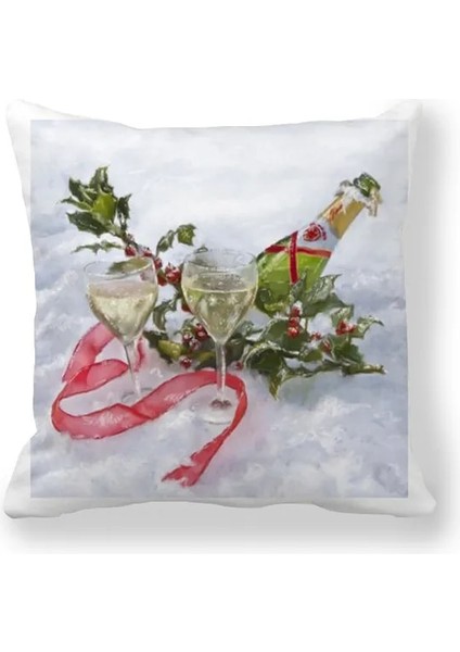 Bffc 16 45X45 cm Noel Yastık Örtüsü Merry Christmas Süslemeleri Ev Için Noel Baba Pamuk Keten Kapak Yastık Ev Dekor Yastık Kılıfı (Yurt Dışından)