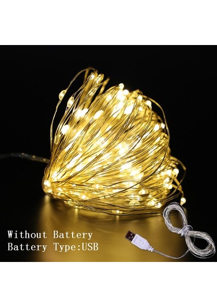 USB Sıcak 3 M 30LED 1 M/2 M/3 M/5 M/10 M Peri Dize Işıklar LED USB Açık Pil Kumandalı Garland Noel Süslemeleri Noel Yeni Yıl Süsler Dekor (Yurt Dışından)