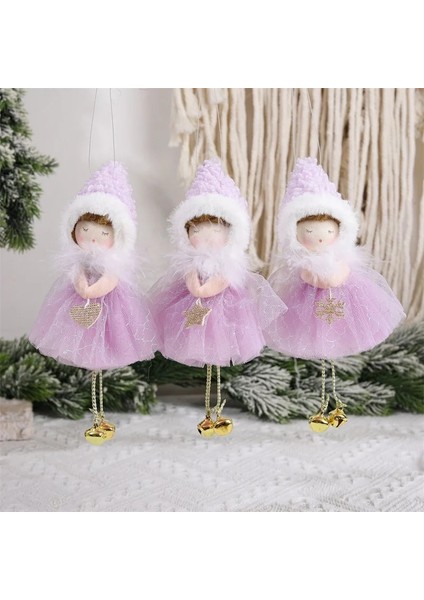 716 - Pembe Melek Yeni Yıl 2024 Hediyeleri Noel Melek Bebekler Noel Ağacı Süsleri Ev Için Noel Süslemeleri Navidad 2023 Natal Noel Deco Bebek (Yurt Dışından) indirimleri