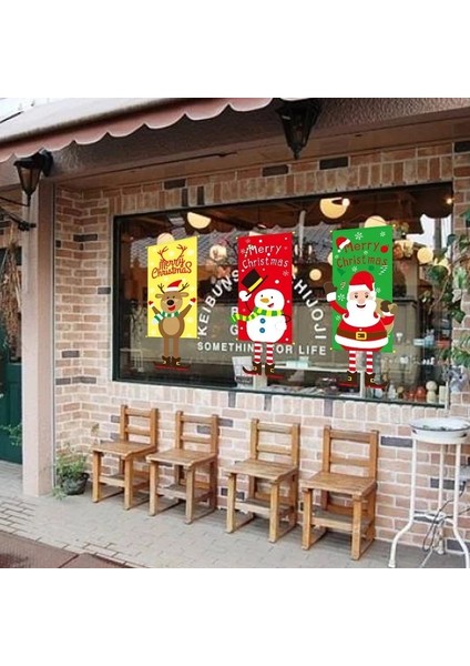 14 Merry Christmas Sundurma Kapı Afiş Asılı Süsleme Noel Dekorasyon Ev Noel Navidad 2022 Mutlu Yeni Yıl 2023 (Yurt Dışından)