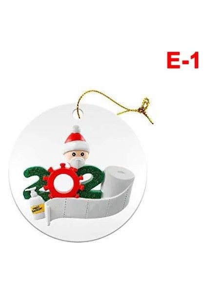 E-1 Reçine Noel Süsler Dıy El Yazısı Aile Noel Ağacı Asılı Süsler Şömine Noel Çorap Navidad Süslemeleri (Yurt Dışından)