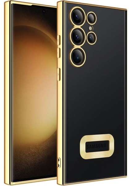 Samsung Galaxy S23 Ultra İle Uyumlu Şık Tasarımlı ve Parlak Velina Premium Silikon Case Cover