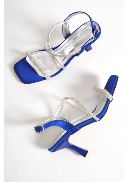 Kadın Taşlı Bantlı Abiye Ince Topuklu Ayakkabı indirimleri