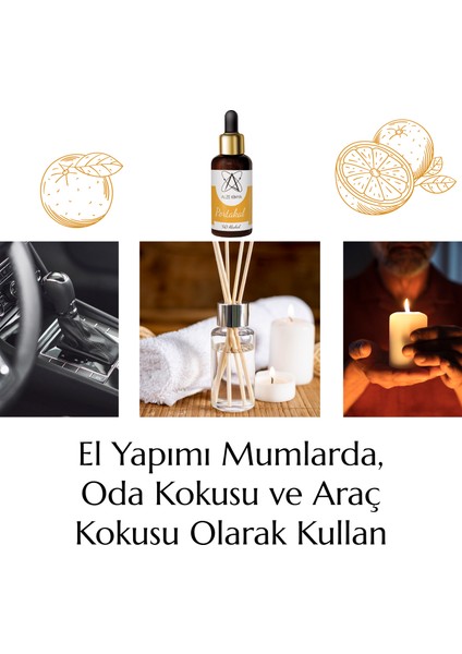 Alze Kimya Portakal Esansı Mum ve Buhurdanlık Için Yoğun 10,20,30 ml