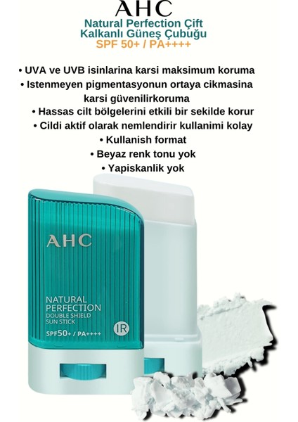 Naturel Perfection Double Shield Sun Stick Güneş Çubuğu Spf 50+ /pa+++