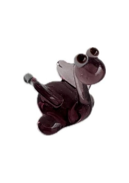 El Yapımı Mini Murano Cam Dinozor Biblo A151-09