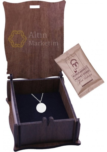 925 Ayar Gümüş 1.70 cm Plaka Kolye modelleri