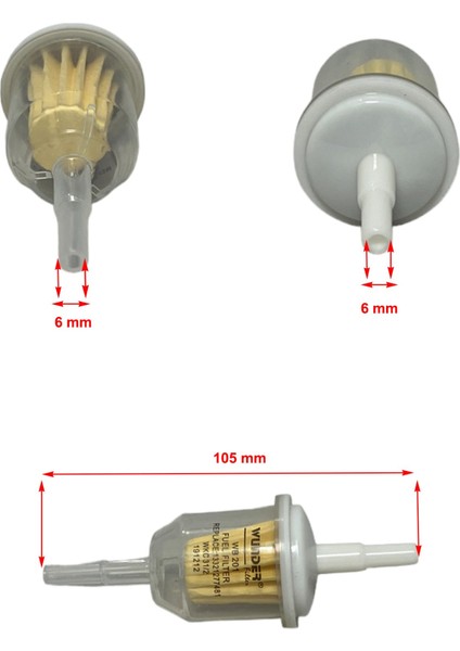 Bmw 3 Serisi E30 (315, 316, 316 Ecotronic) 1982-1991 Yakıt Filtresi