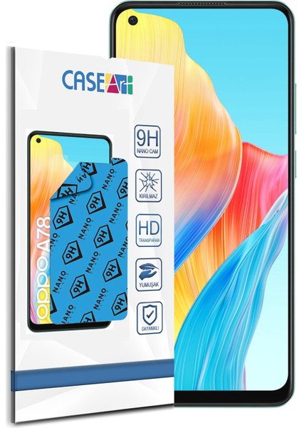 Caseart Oppo A78 4g Nano Ekran Koruyucu Kırılmaz Esnek Cam