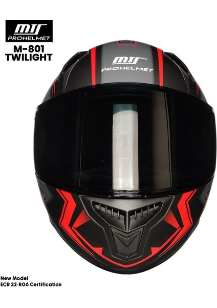 M-801TWILIGHT Kapalı Güneş Vizörlü Motosiklet Kaskı fiyatları