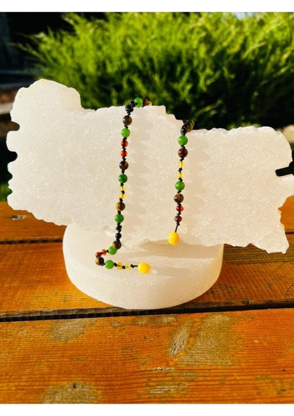 Sertifikalı Bebek Kehribar Kolye Kehribar - Yeşim - Kaplan Gözü modelleri