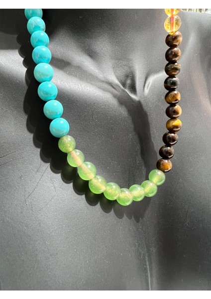 Sertifikalı Doğal Taş 7 Çakra Tasarım Kolye fiyatları