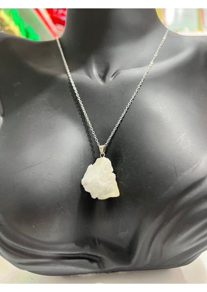 Sertifikalı Işlenmemiş Doğal Taş Kalsit Kolye Sürpriz fiyatları