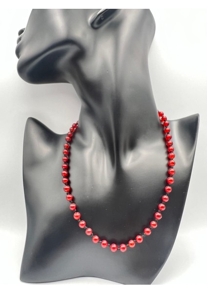 Sertifikalı Doğal Taş Akik Taşı Kolye Aaa Kalite 6mm indirimleri