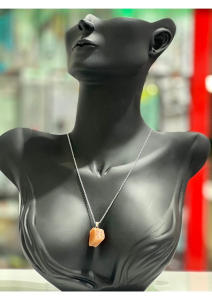 Sertifikalı Orijinal Işlenmemiş Doğal Taş Aventurin Kolye Sürpriz fırsatları